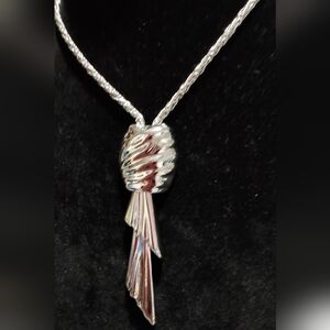 Vintage Monet signed Ribbon Bolero 18" Necklace